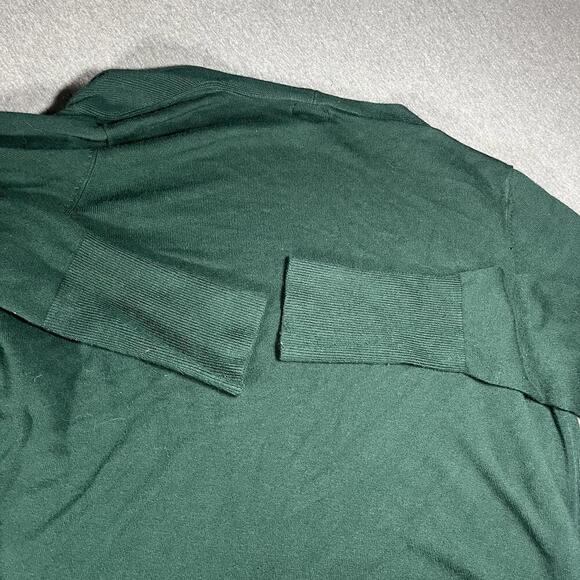 Worthington Women's Size MT Green Open Front Cardigan Sweater RN: 108357 - Picture 7 of 8